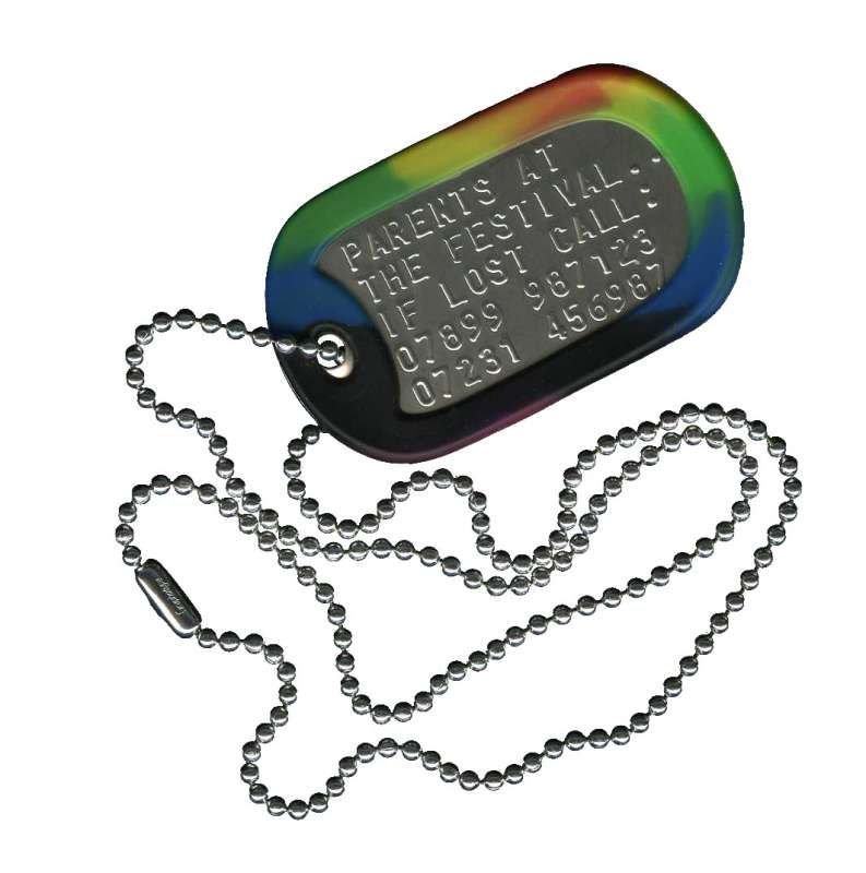 Kids army outlet dog tags