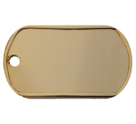 dogtag gold plated 189